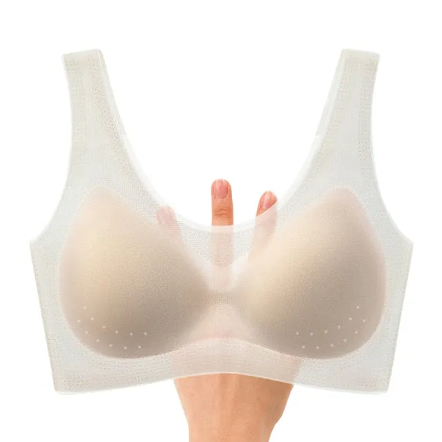 1/2PCS/3PCS Bras for Women Seamless Wireless Ultra Thin Bra Breathable Sleep Bralette Sports Bra Vest Underwear Plus Size M-7XL