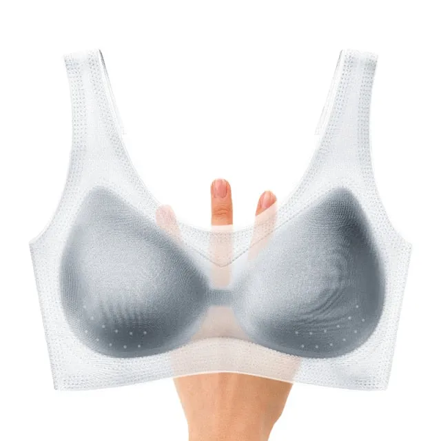 1/2PCS/3PCS Bras for Women Seamless Wireless Ultra Thin Bra Breathable Sleep Bralette Sports Bra Vest Underwear Plus Size M-7XL