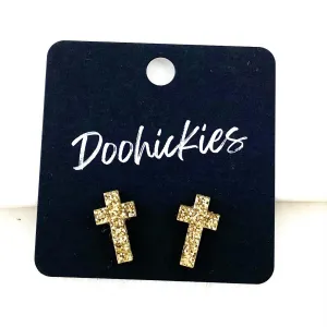 16mm Glitter Cross Singles