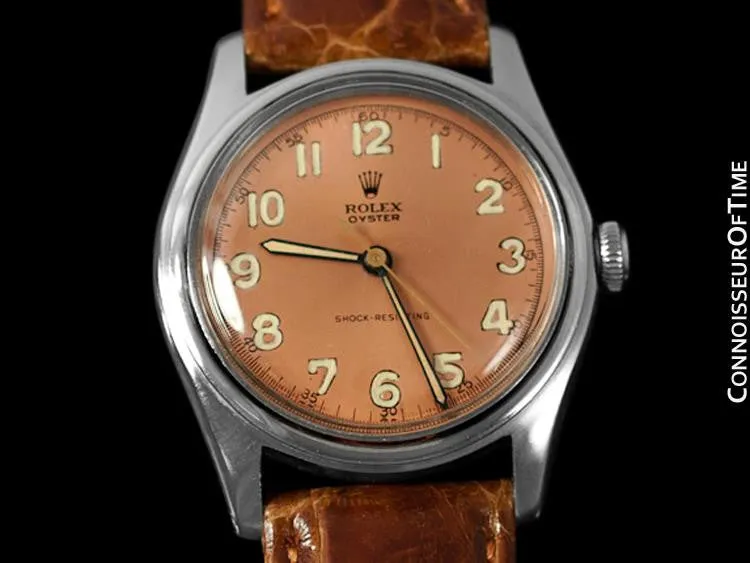 1944 Rolex Oyster Vintage "Shock Resisting" Watch, Ref. 4461 / 4377 - Stainless Steel