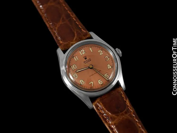1944 Rolex Oyster Vintage "Shock Resisting" Watch, Ref. 4461 / 4377 - Stainless Steel