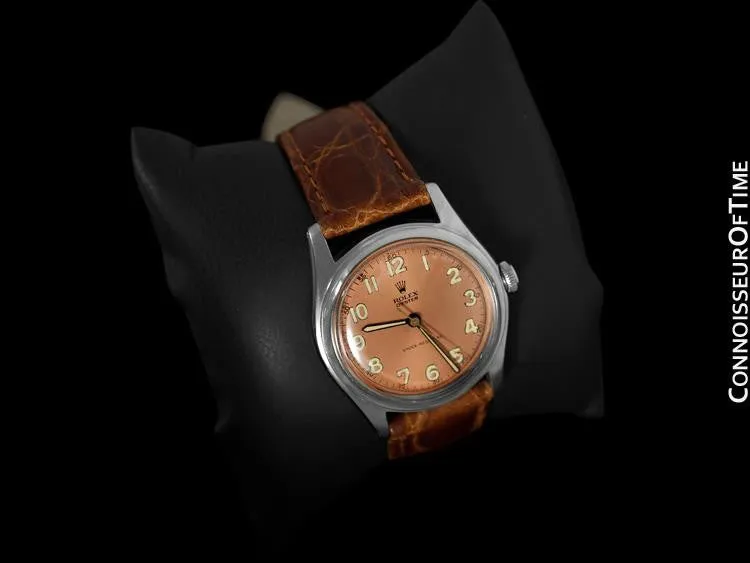 1944 Rolex Oyster Vintage "Shock Resisting" Watch, Ref. 4461 / 4377 - Stainless Steel