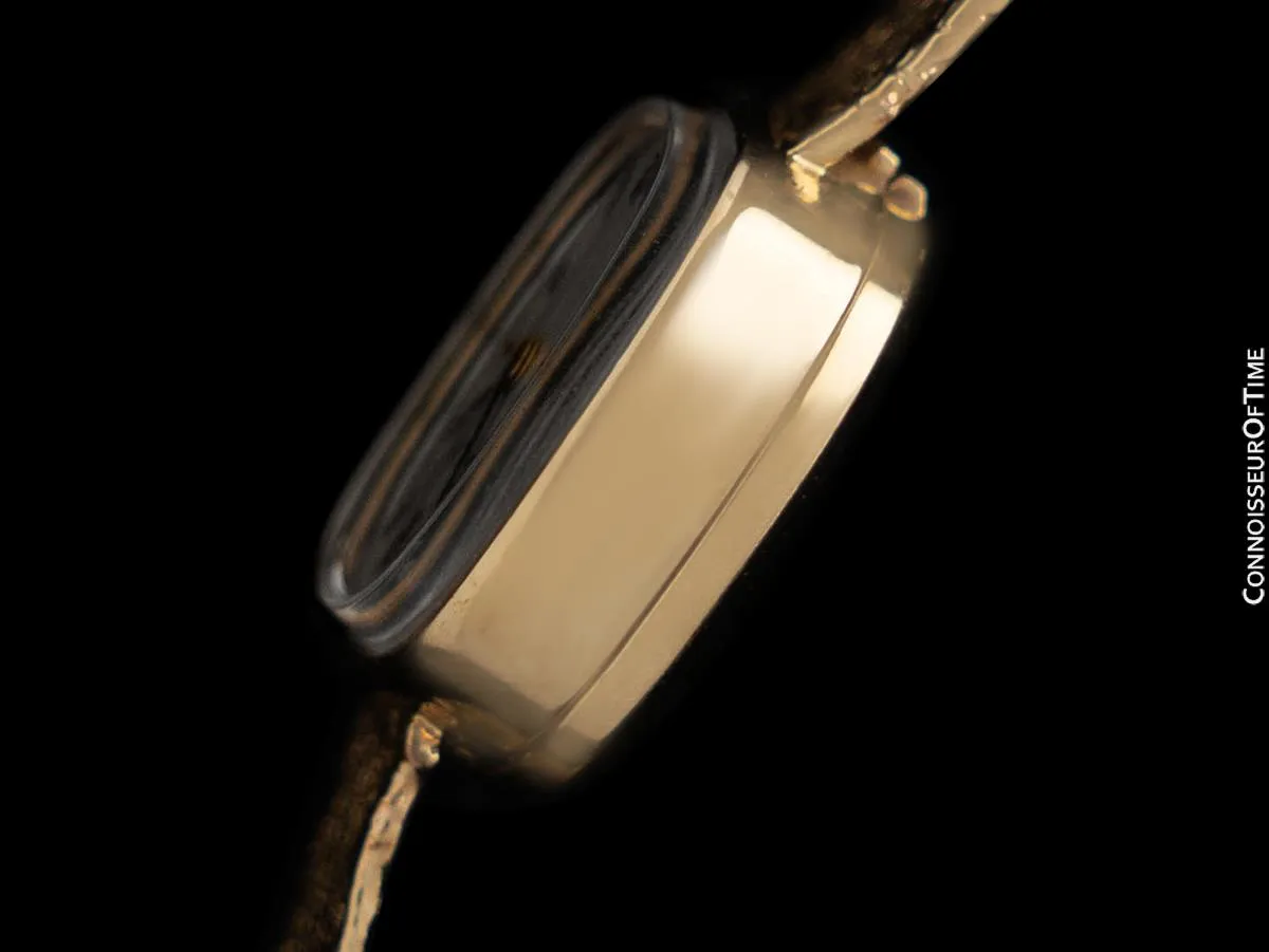 1960's Rolex Vintage Ladies Bracelet Dress Watch - 14K Gold