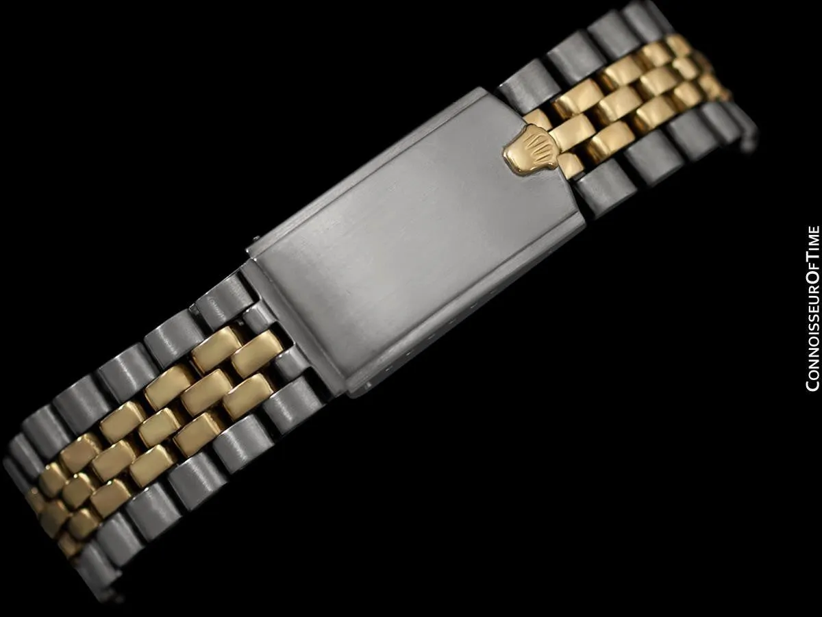 1965 Rolex Oyster Perpetual Vintage Mens 2-Tone Watch, Stainless Steel & 14K Gold - The Zephyr