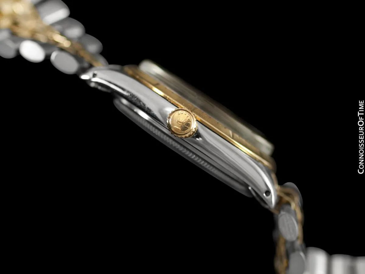 1965 Rolex Oyster Perpetual Vintage Mens 2-Tone Watch, Stainless Steel & 14K Gold - The Zephyr