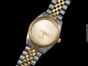 1965 Rolex Oyster Perpetual Vintage Mens 2-Tone Watch, Stainless Steel & 14K Gold - The Zephyr