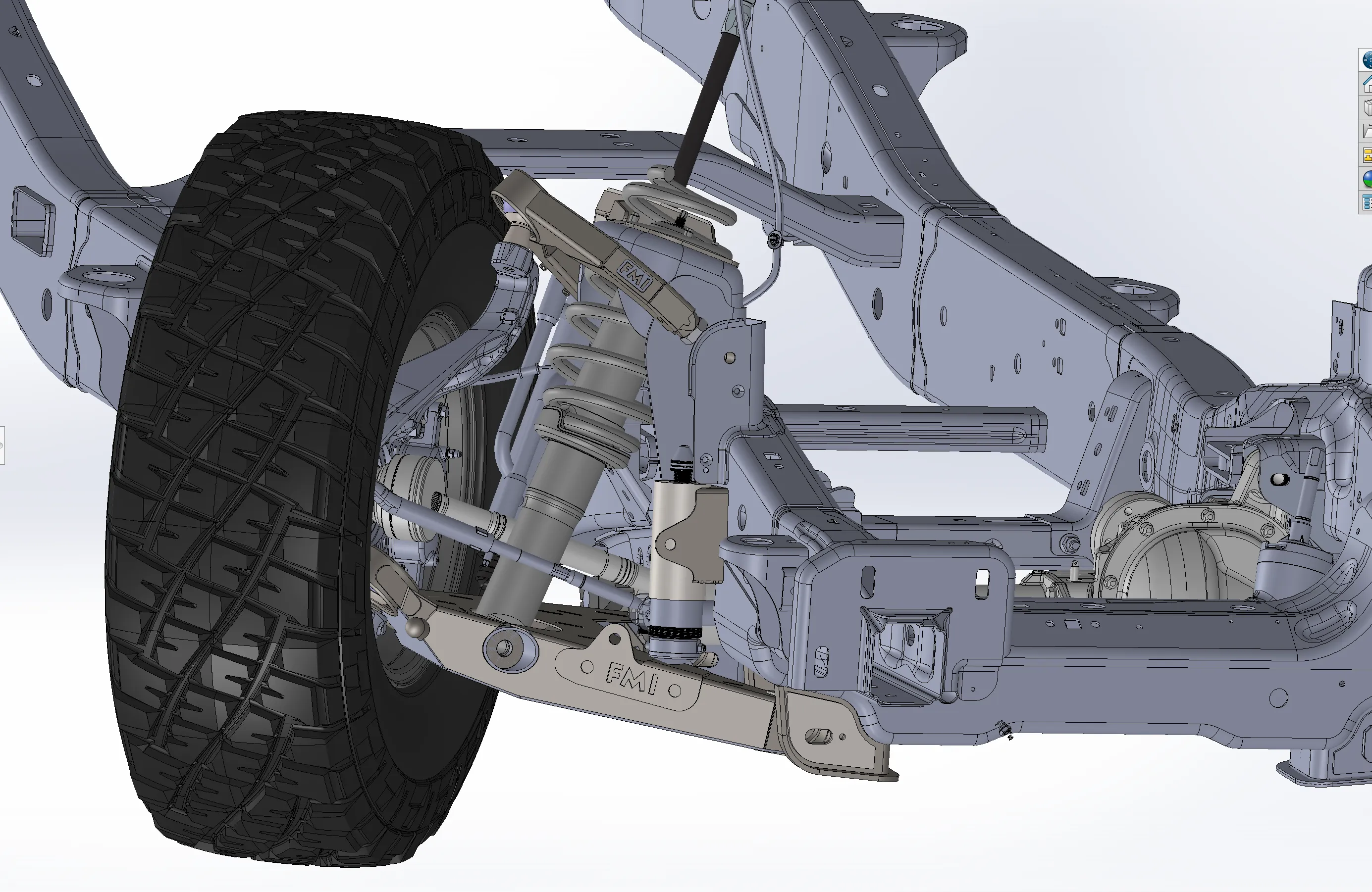 2017-2020 Raptor Mid Travel Front Suspension Kit with Fabricated Upper Arm - Gen 2