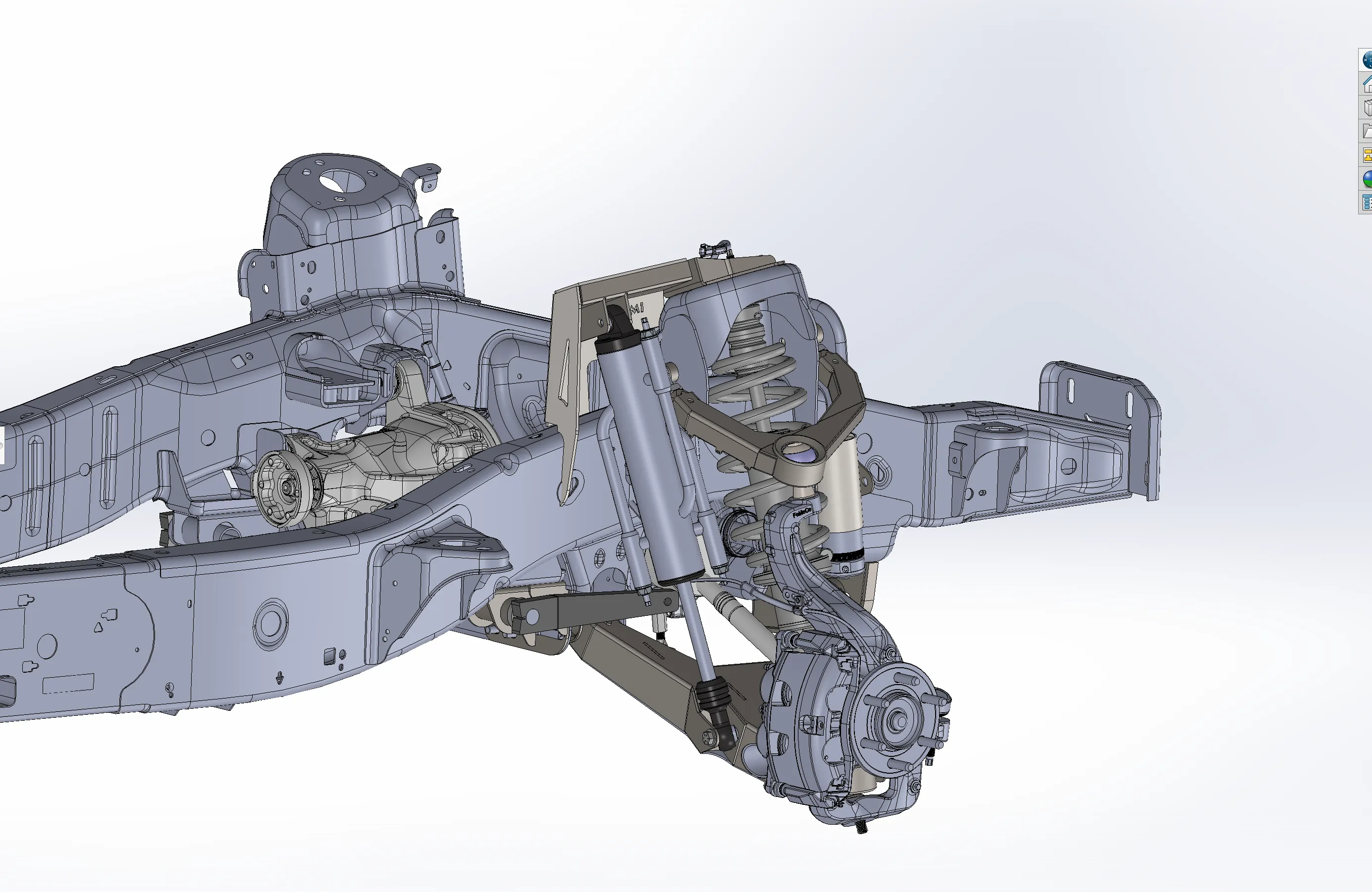 2017-2020 Raptor Mid Travel Front Suspension Kit with Fabricated Upper Arm - Gen 2