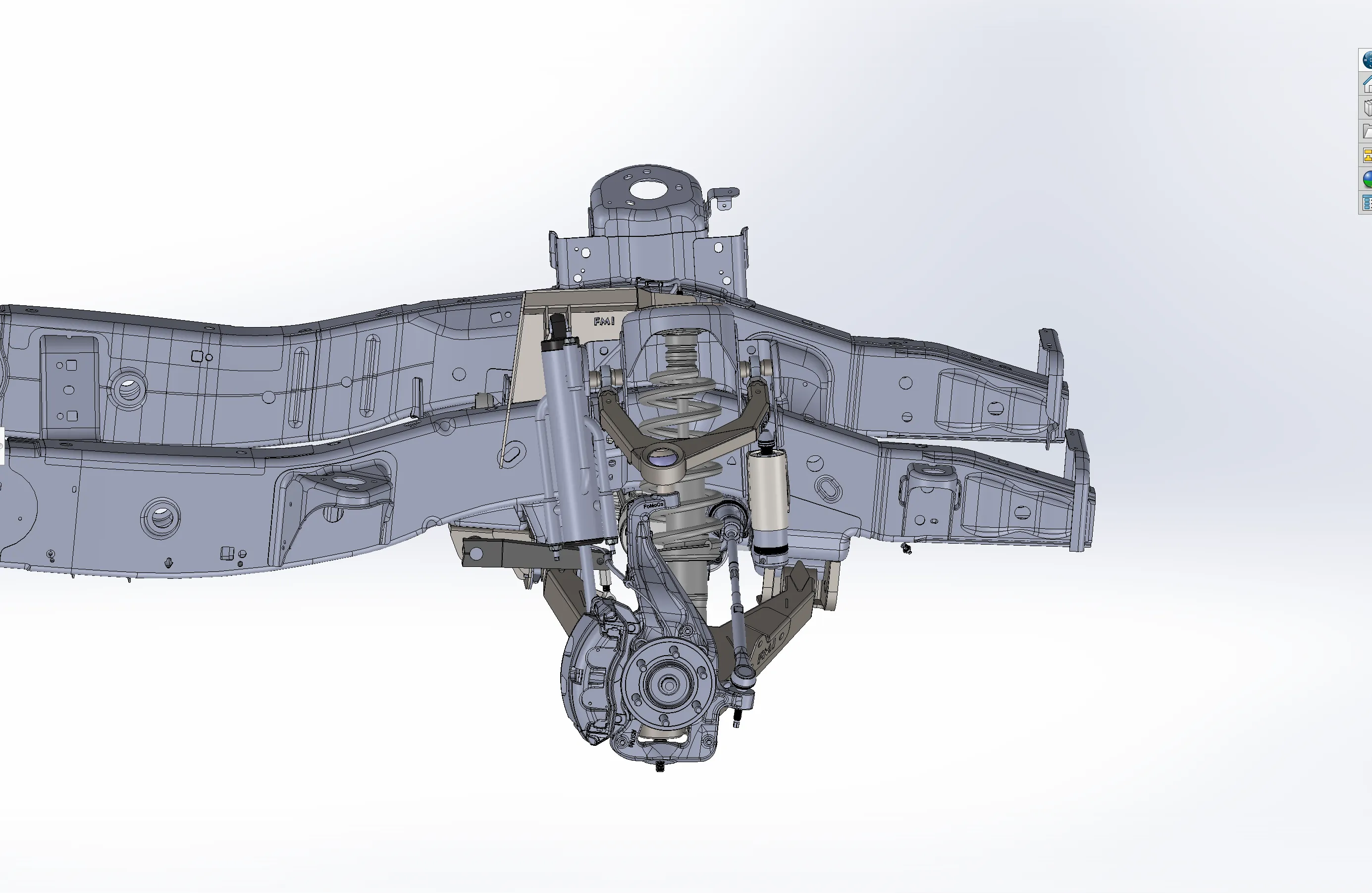 2017-2020 Raptor Mid Travel Front Suspension Kit with Fabricated Upper Arm - Gen 2