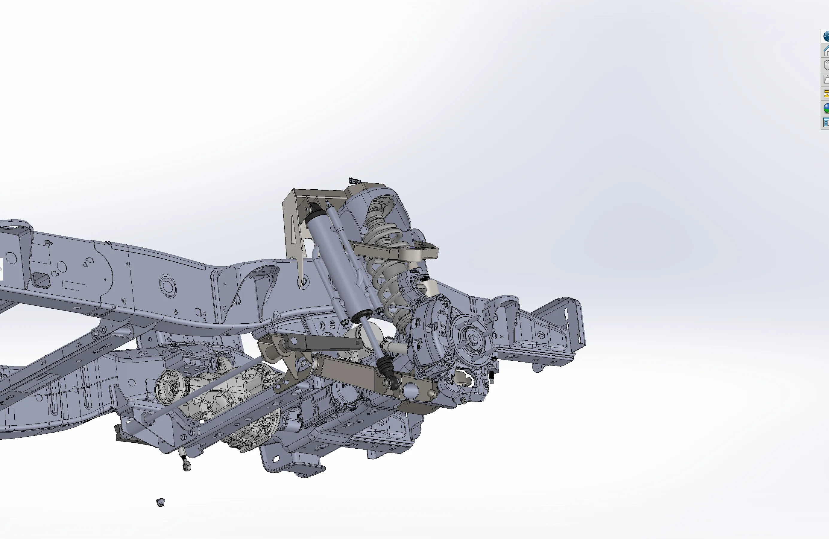 2017-2020 Raptor Mid Travel Front Suspension Kit with Fabricated Upper Arm - Gen 2