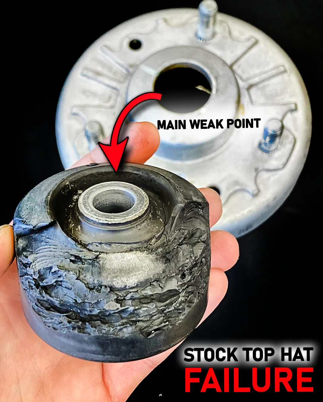 2022   Bronco Raptor - Billet Top Hat with 1.5 inch Lift for Stock Shock - Phase 2