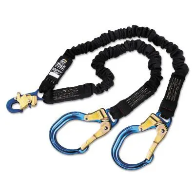 3M™ ShockWave2 Arc Flash 100 Tie-Off Shock Absorbing Lanyards, 6ft, Snaphook, 310lb, 1244632