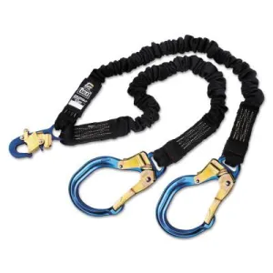 3M™ ShockWave2 Arc Flash 100 Tie-Off Shock Absorbing Lanyards, 6ft, Snaphook, 310lb, 1244632