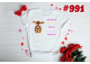 #991 Cow Love Glasses