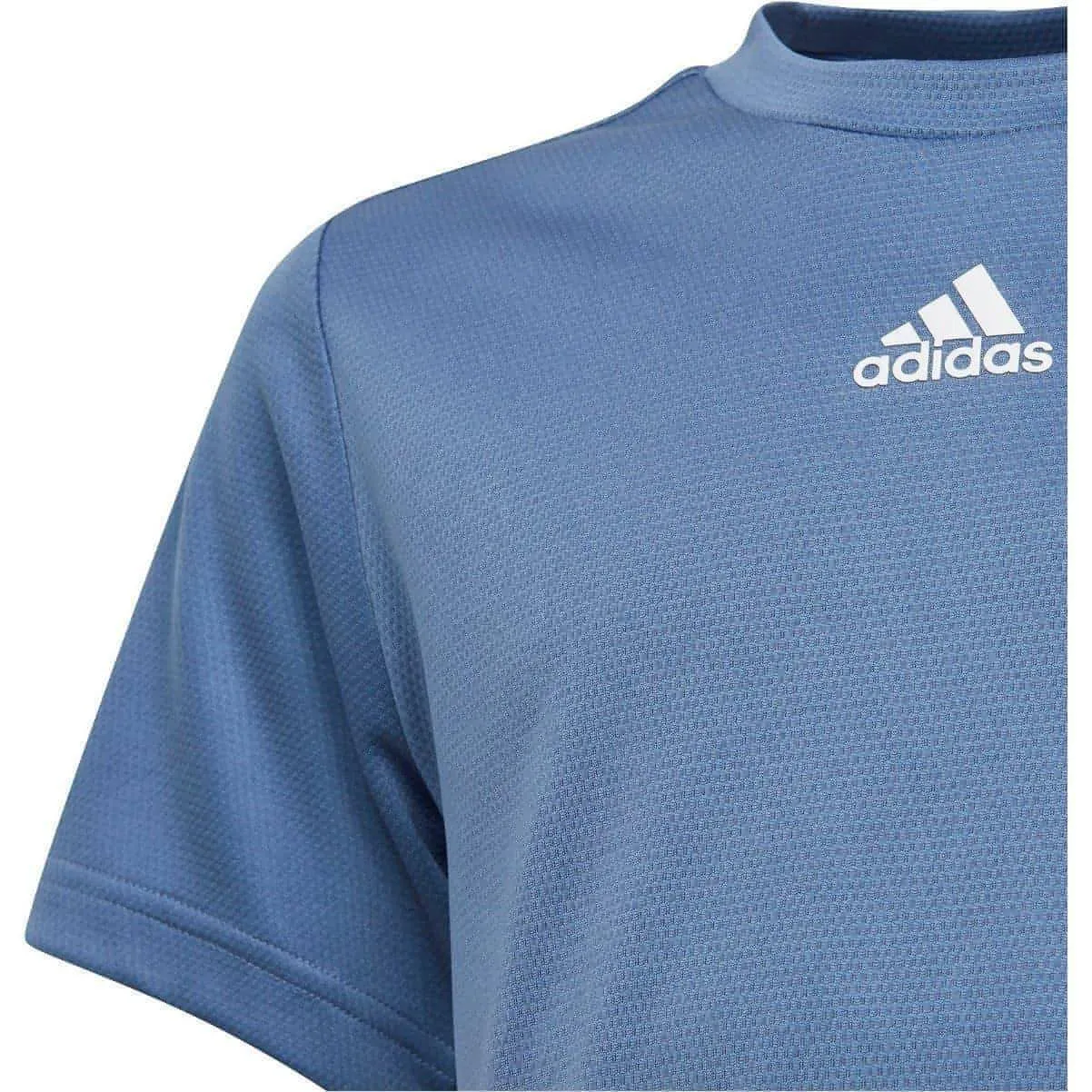 adidas AeroReady Short Sleeve Junior Running Top - Blue