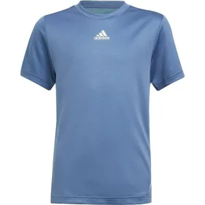 adidas AeroReady Short Sleeve Junior Running Top - Blue