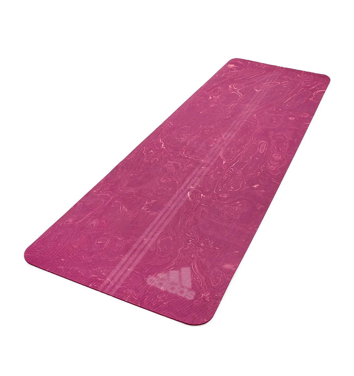 adidas Camo Yoga Mat - 5mm - Power Berry