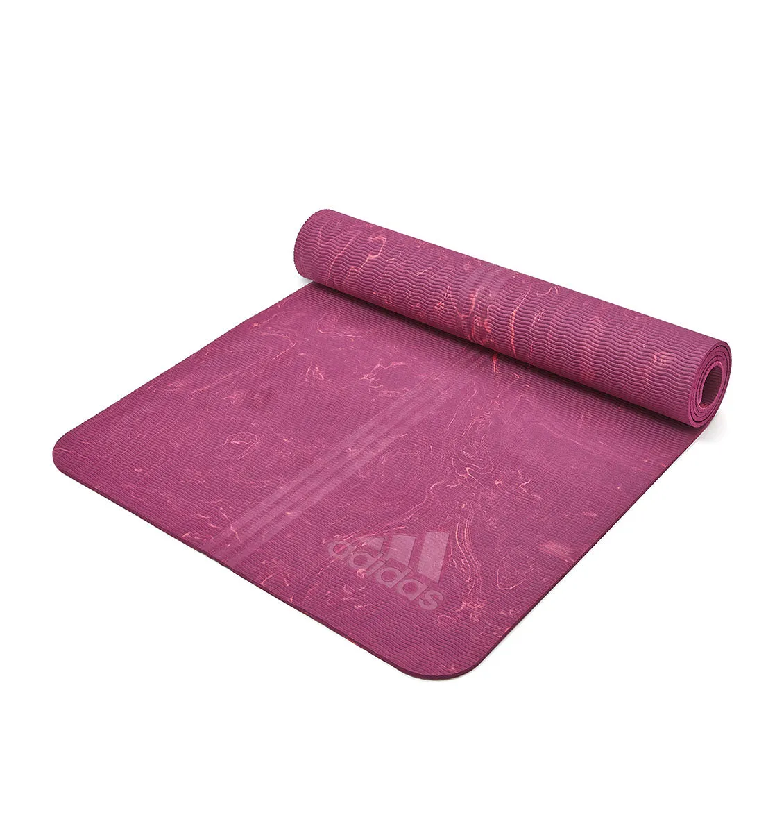 adidas Camo Yoga Mat - 5mm - Power Berry