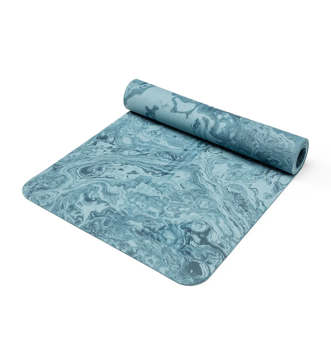 adidas Camo Yoga Mat - 5mm - Raw Steel Blue