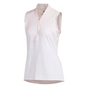 adidas Ladies Ultimate365 Striped Sleeveless Polo