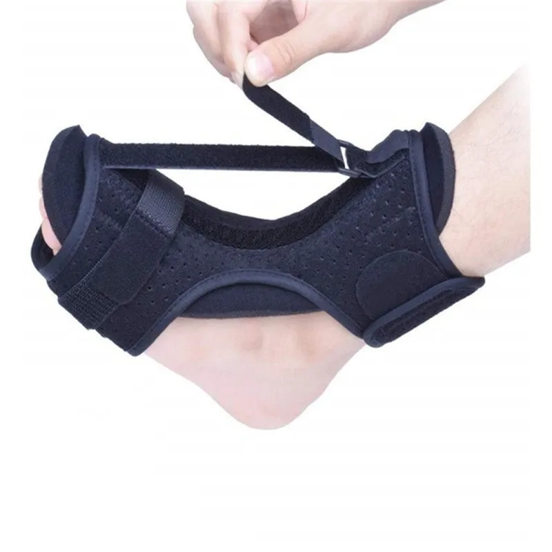 Adjustable Plantar Fasciitis Night Foot Splint Drop Orthotic Brace Elastic Dorsal Night Splint