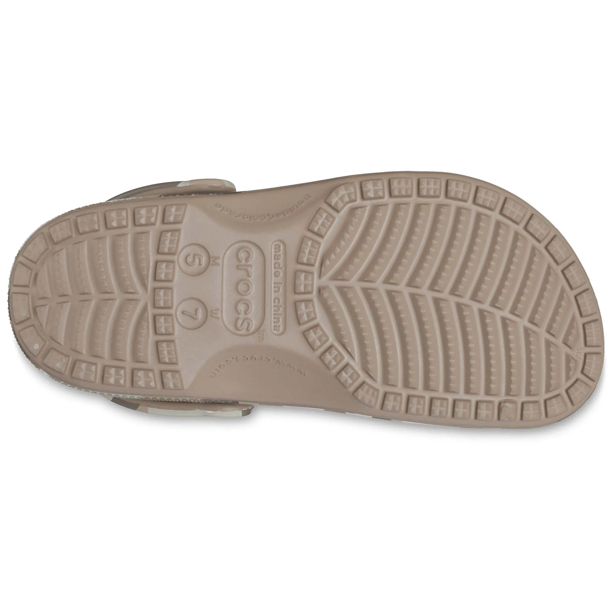 Adult Classic Clog in Old School Camo