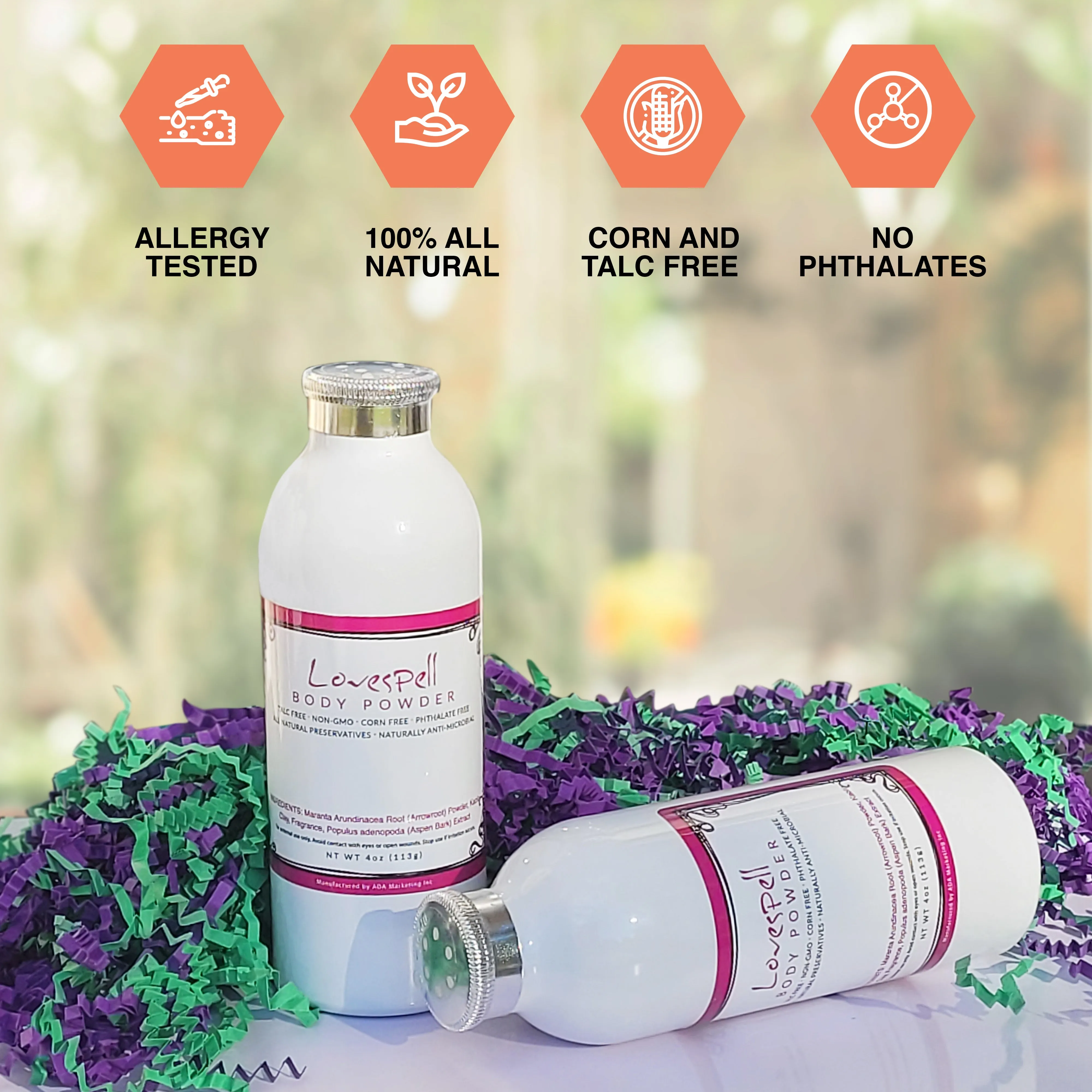 All Natural Body Powder