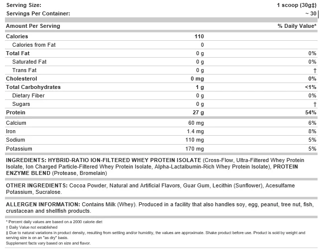 ALLMAX ISOFLEX Protein
