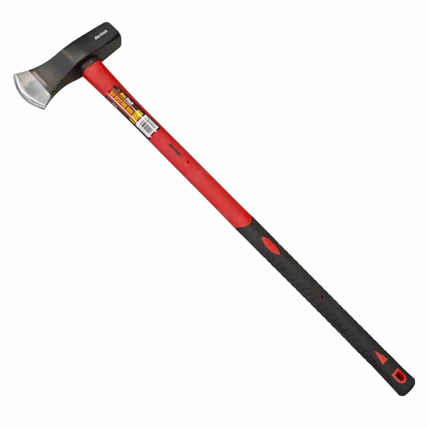 AM-TECH 6lb WOOD SPLITTING MAUL AXE FIBREGLASS SHAFT & LOG BOMB 3 YEAR WARRANTY