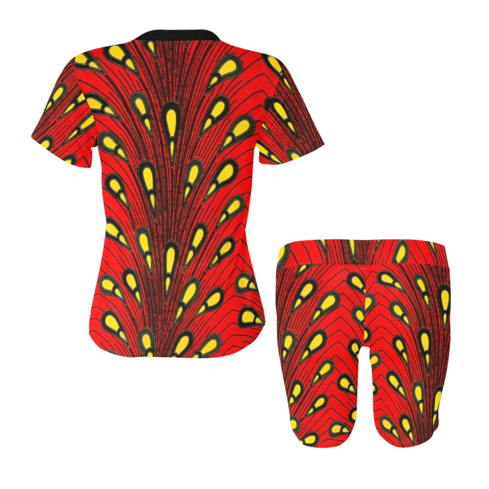 Aminah African Print Women's Athleisure  Yoga Set