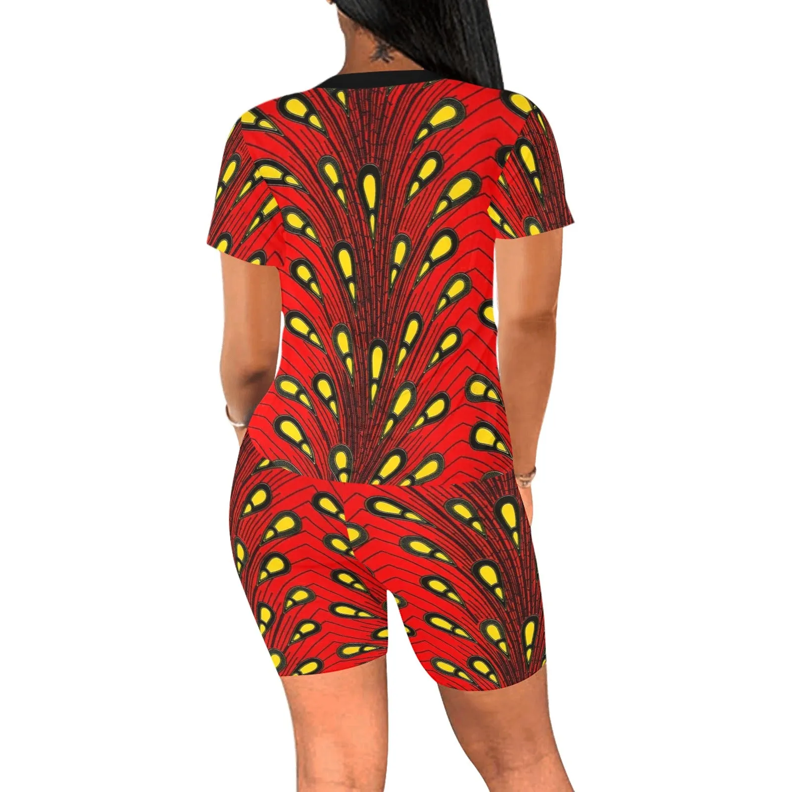 Aminah African Print Women's Athleisure  Yoga Set