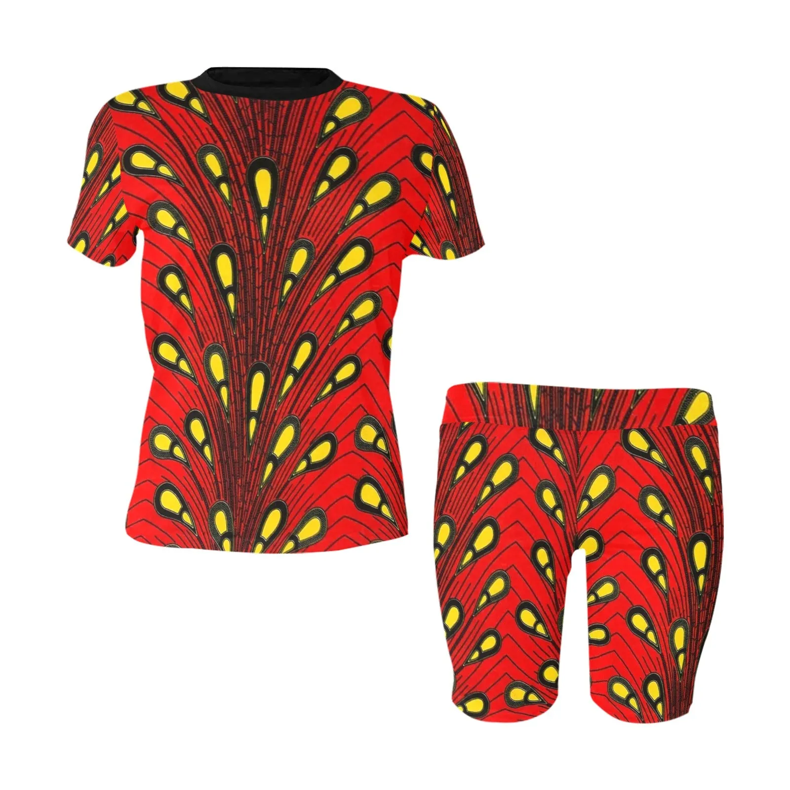 Aminah African Print Women's Athleisure  Yoga Set