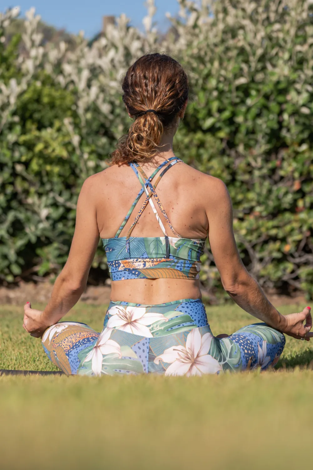 Amni Soul Eco® It's A Jungle Out There Longline Medium Impact Bra