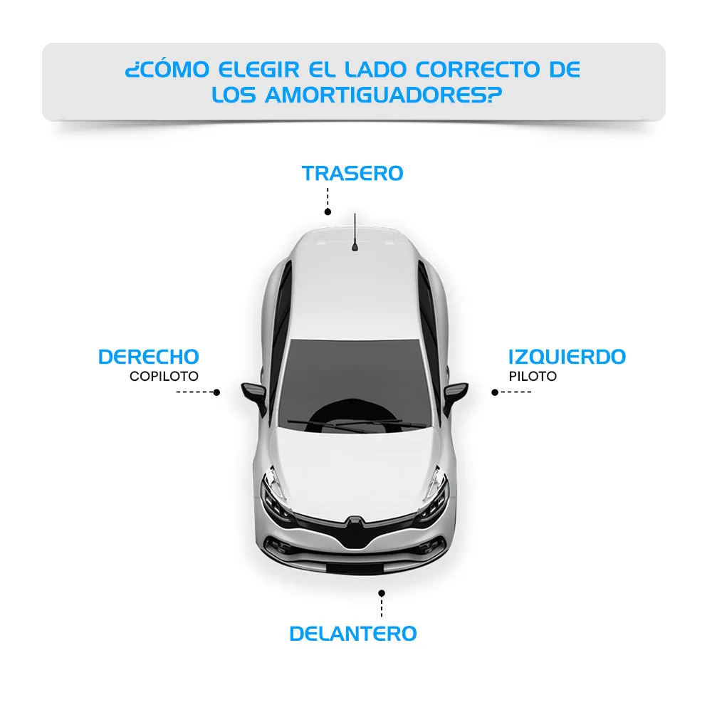 Amortiguadores Originales AG Shock Jeep Grand Cherokee (Exc. Suspensión Up Country) 2005-2010 Delantero Derecho