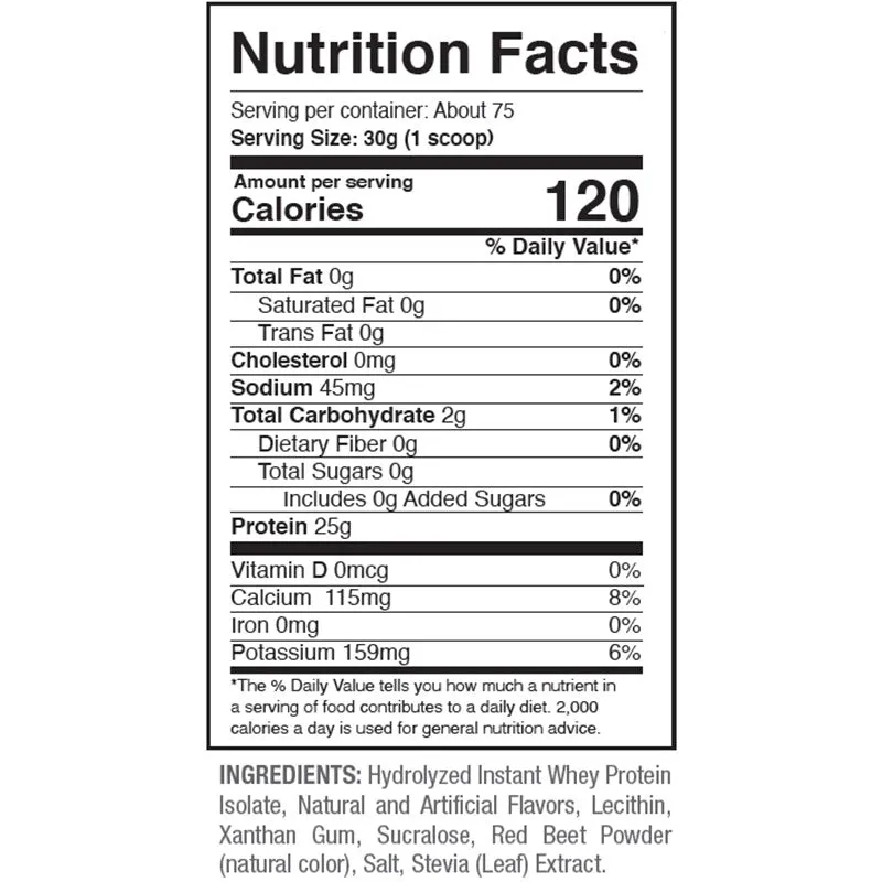 ANS N-ISO Hydrolyzed Whey Isolate 5lb