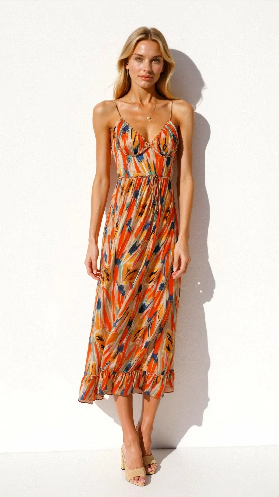 Asmita - Lightweight Spring Floral Woman's Dress