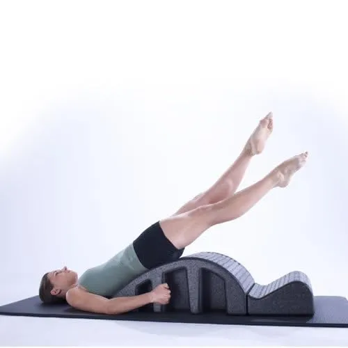 Balanced Body Pilates Arc, Step Barrel for Spine Exercises, Balance, Core Strengthening, and Stretching, Spine Corrector, Reformer Wedge, Fitness Training Tool, Pilates Equipment