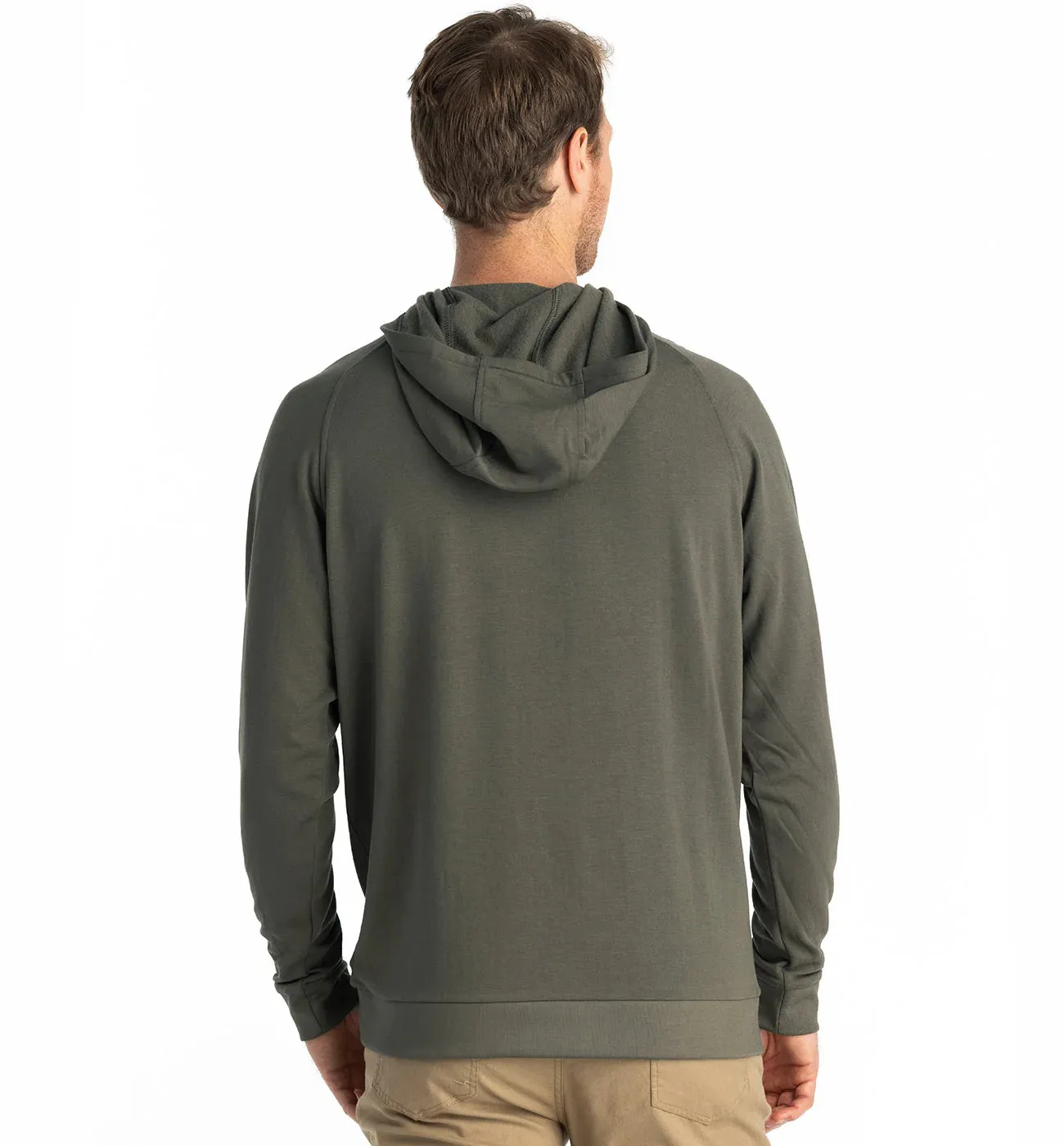 Bamboo Lightweight Fleece Hoodie | Free Fly | Fatigue