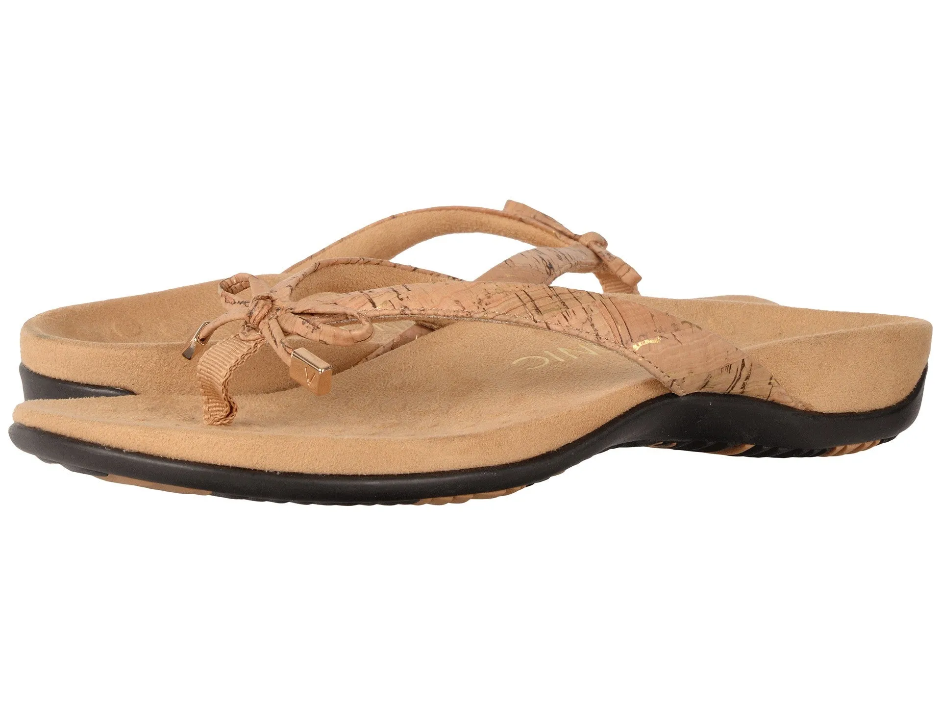 Bella gold cork sandals