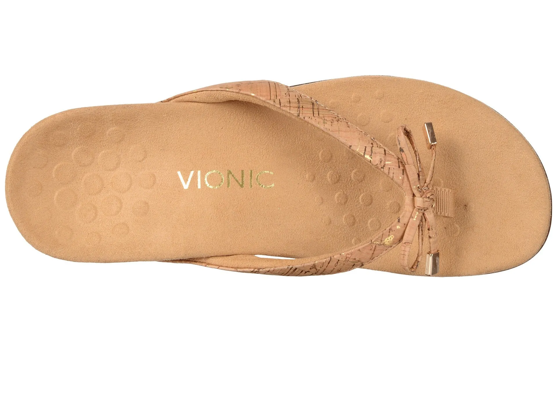 Bella gold cork sandals