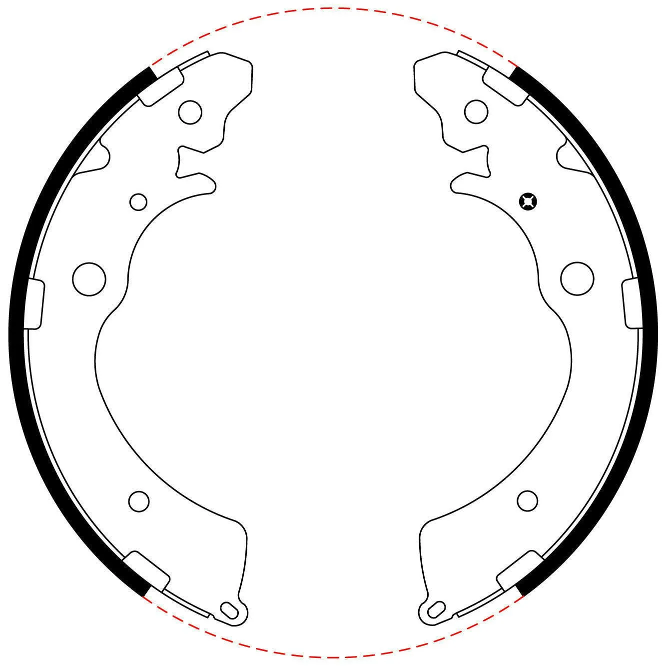 Bendix Brake Shoes - BS1764