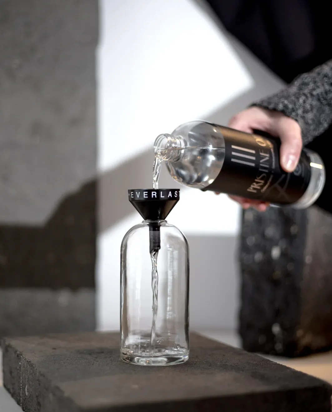 Black Steel Funnel