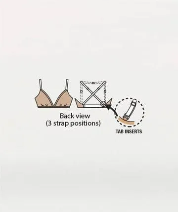 Body Wrappers Deep V Convertible Straps Bra - 283 - Women's