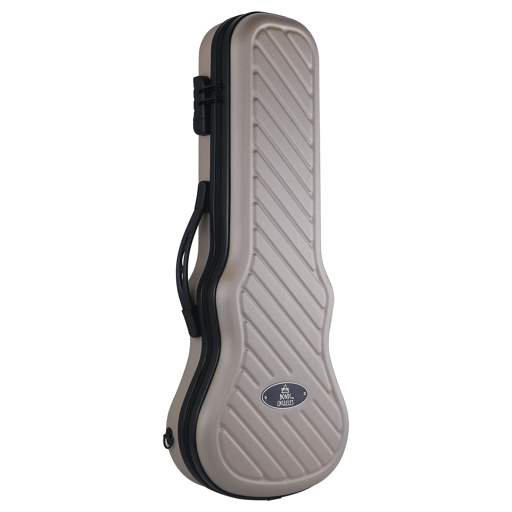 Bondi Shock-Rock Tenor Ukulele Hard Case - Gold