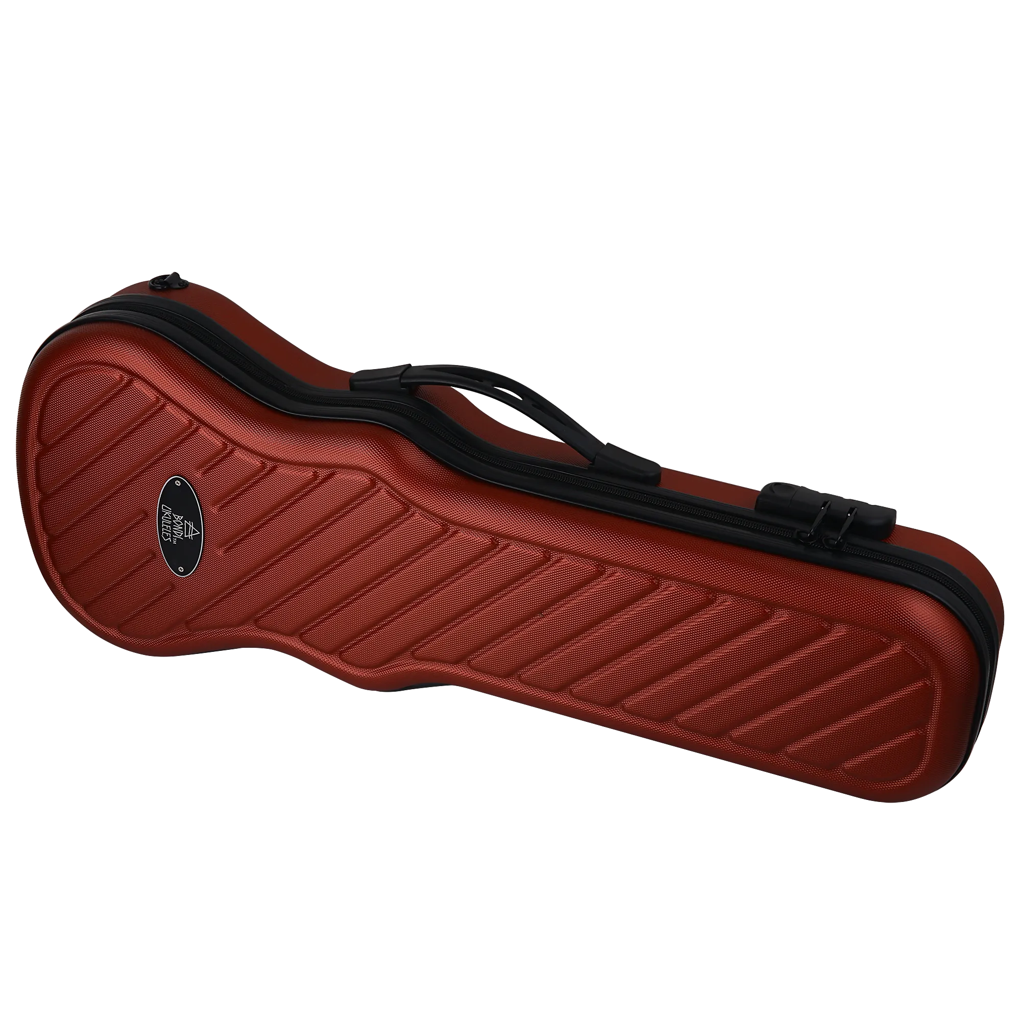 Bondi Shock-Rock Tenor Ukulele Hard Case - Red