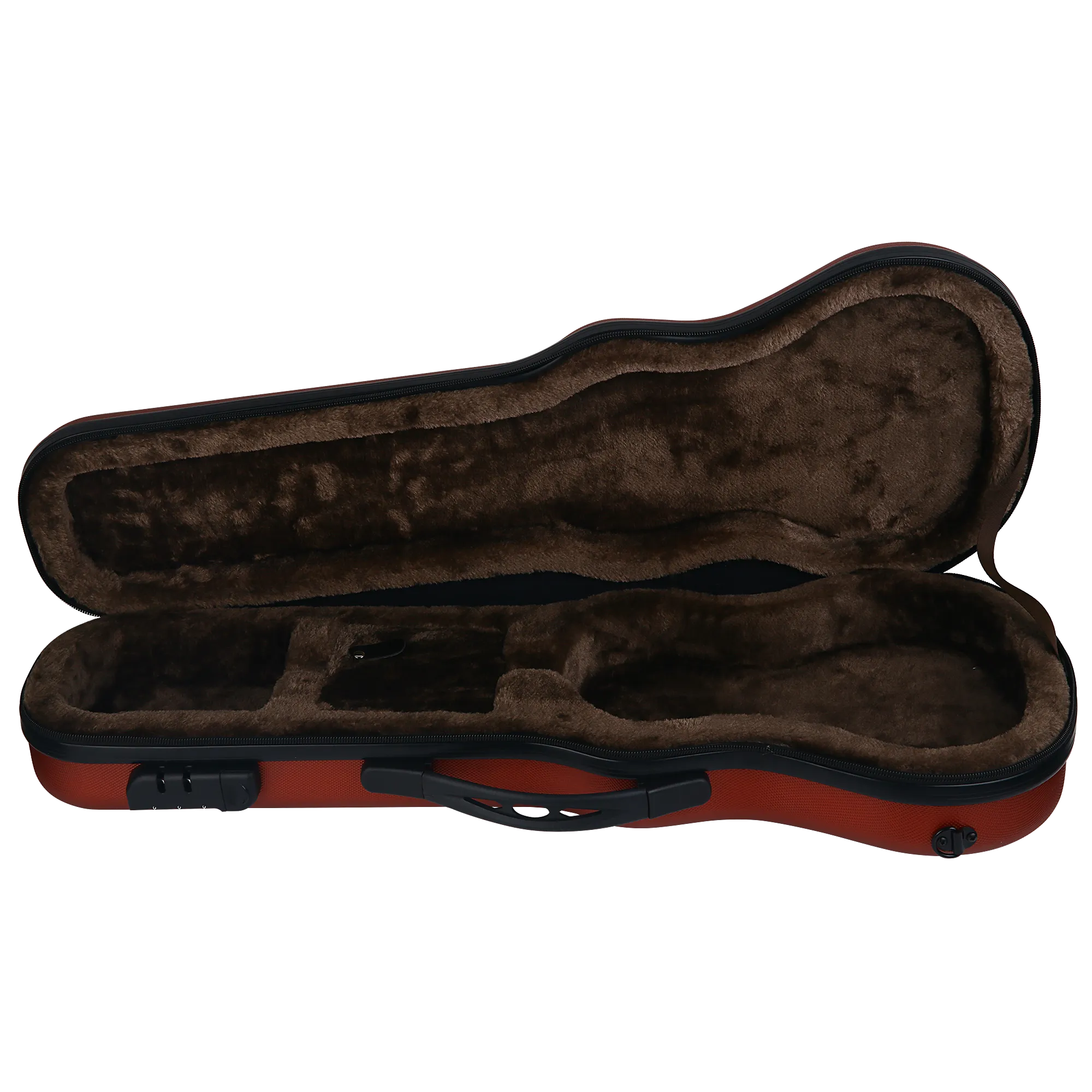 Bondi Shock-Rock Tenor Ukulele Hard Case - Red