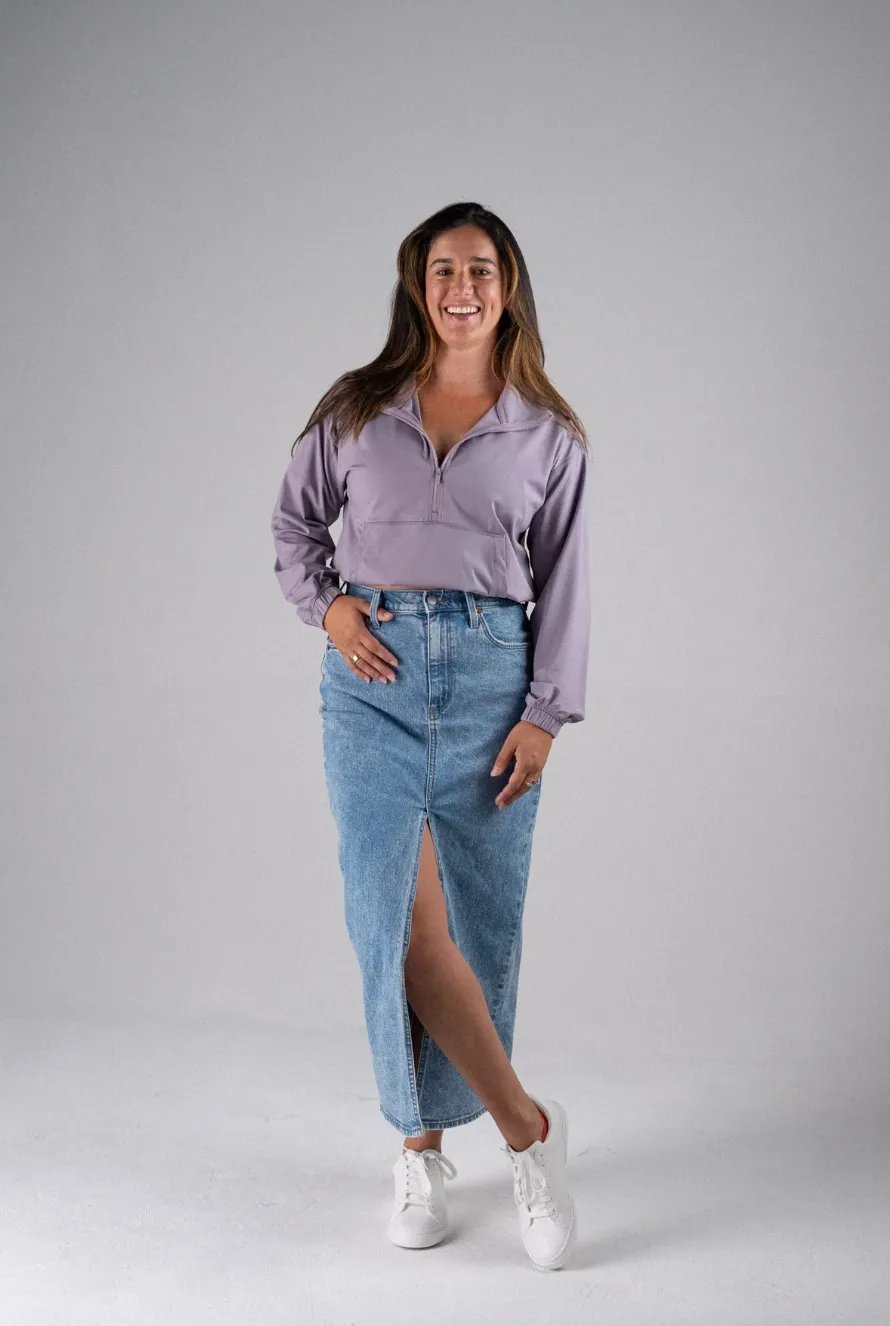 Breaking Free Pullover -- Lavender
