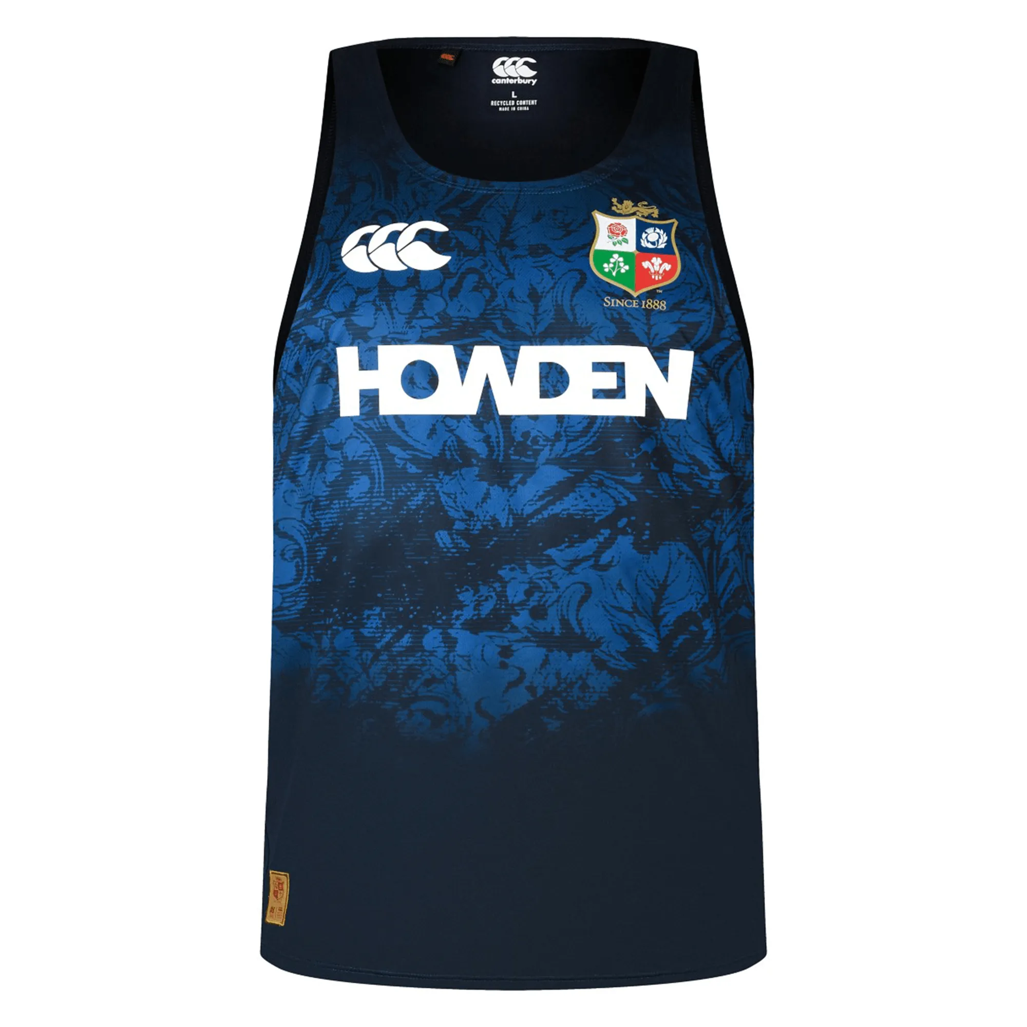 British & Irish Lions 25 Poly Singlet by Canterbury