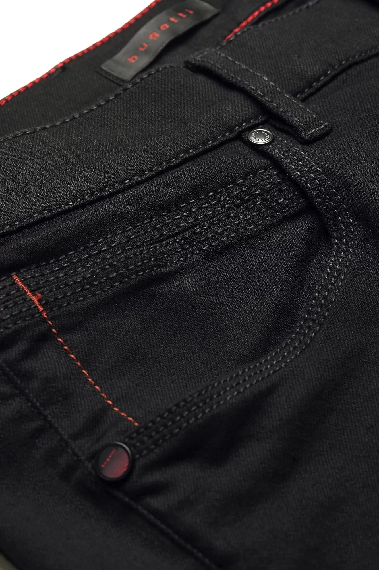 Bugatti Jeans with Power Stretch in black