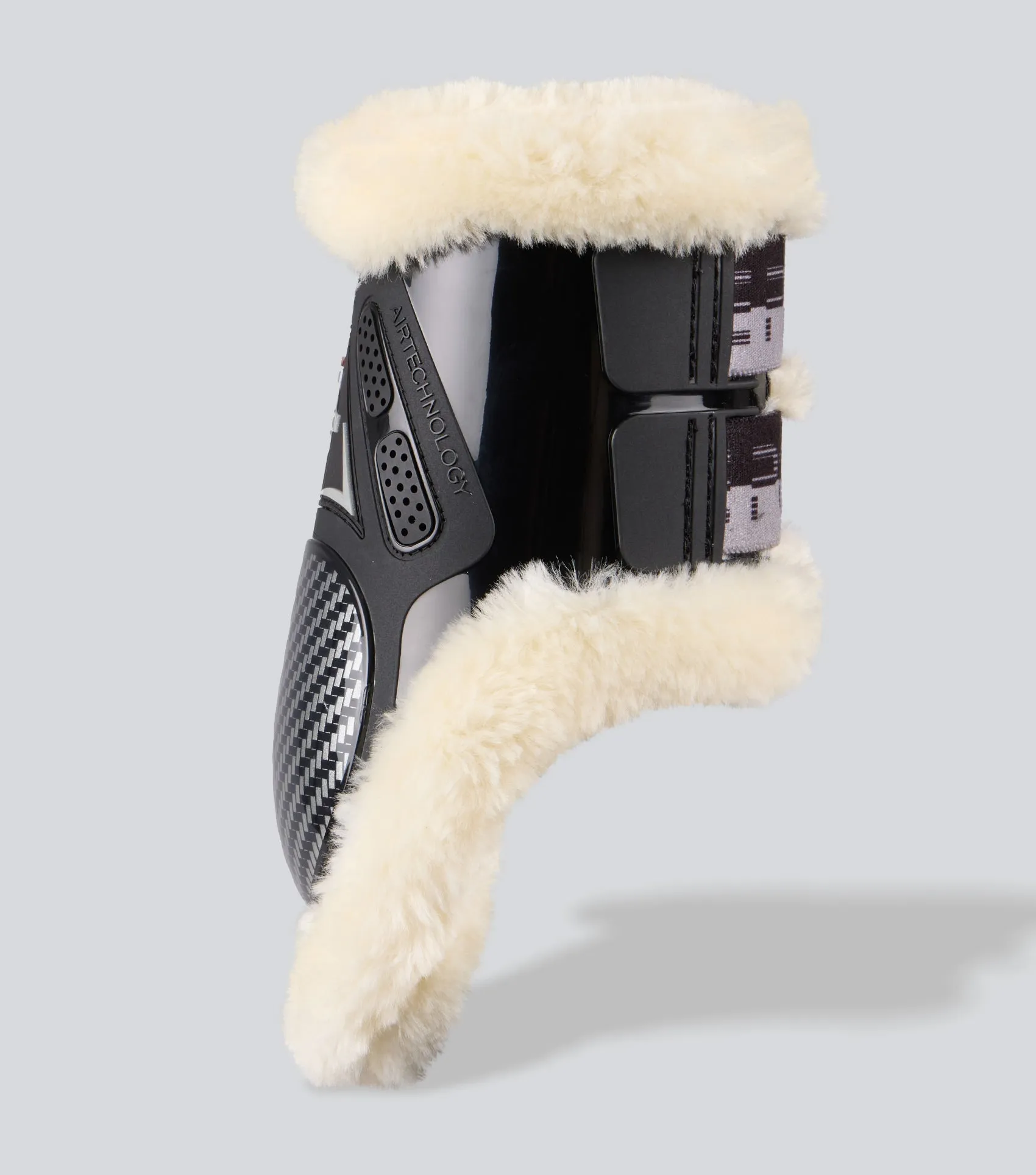 Carbon Pro Techno Wool Fetlock Boots Black